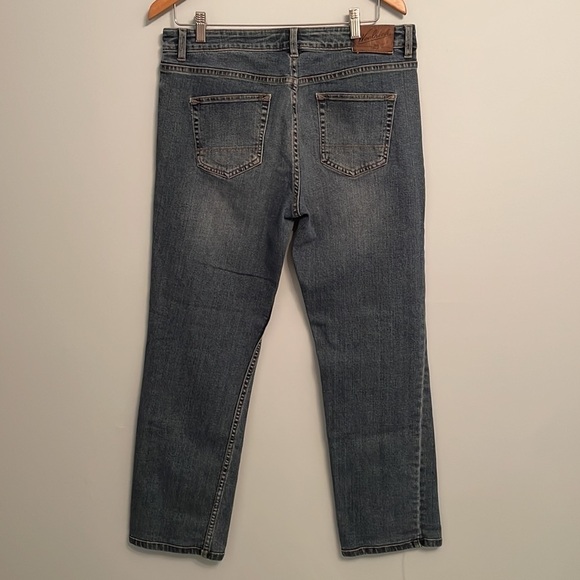 Woolrich Mid Rise Straight Leg Blue Wash Jeans Size 12 - Picture 5 of 8